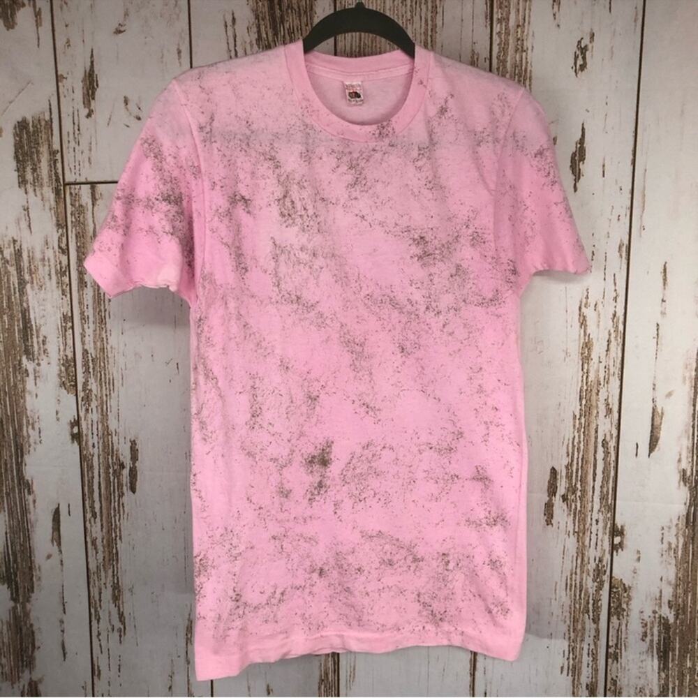 Vintage T-Shirt, Hand dyed & Painted. Medium. In excellent condition!